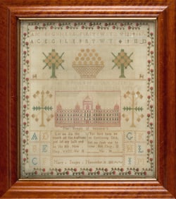 1801 Needlework Sampler