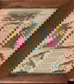 19th Century Pennsylvania Dutch Fraktur Broadside