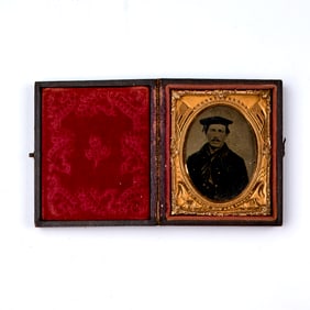 Cased Union Sailor Tintype (Civil War Era)