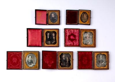 Cased Daguerreotype Collection (19th Century)