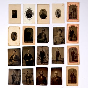 Tintype Collection of Men (19th Century)