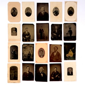 Tintype Photograph Collection (19th Century)