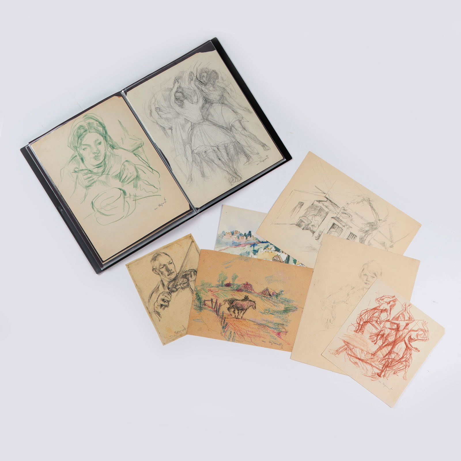 William Meyerowitz (Ukrainian/American, 1887-1981) Portfolio (1 of 8)