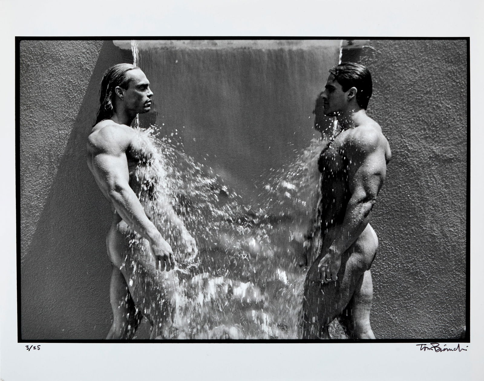 Tom Bianchi (American, b. 1945): "Bob & Rod." Silver gelatin photograph. 1994. Signed on the lower right and editioned on the lower left in pencil. From the edition of 25. 14 x 11". Provenance: property of an international institutio