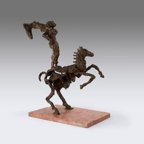 Brutalist Bronze Sculpture (20th Century)