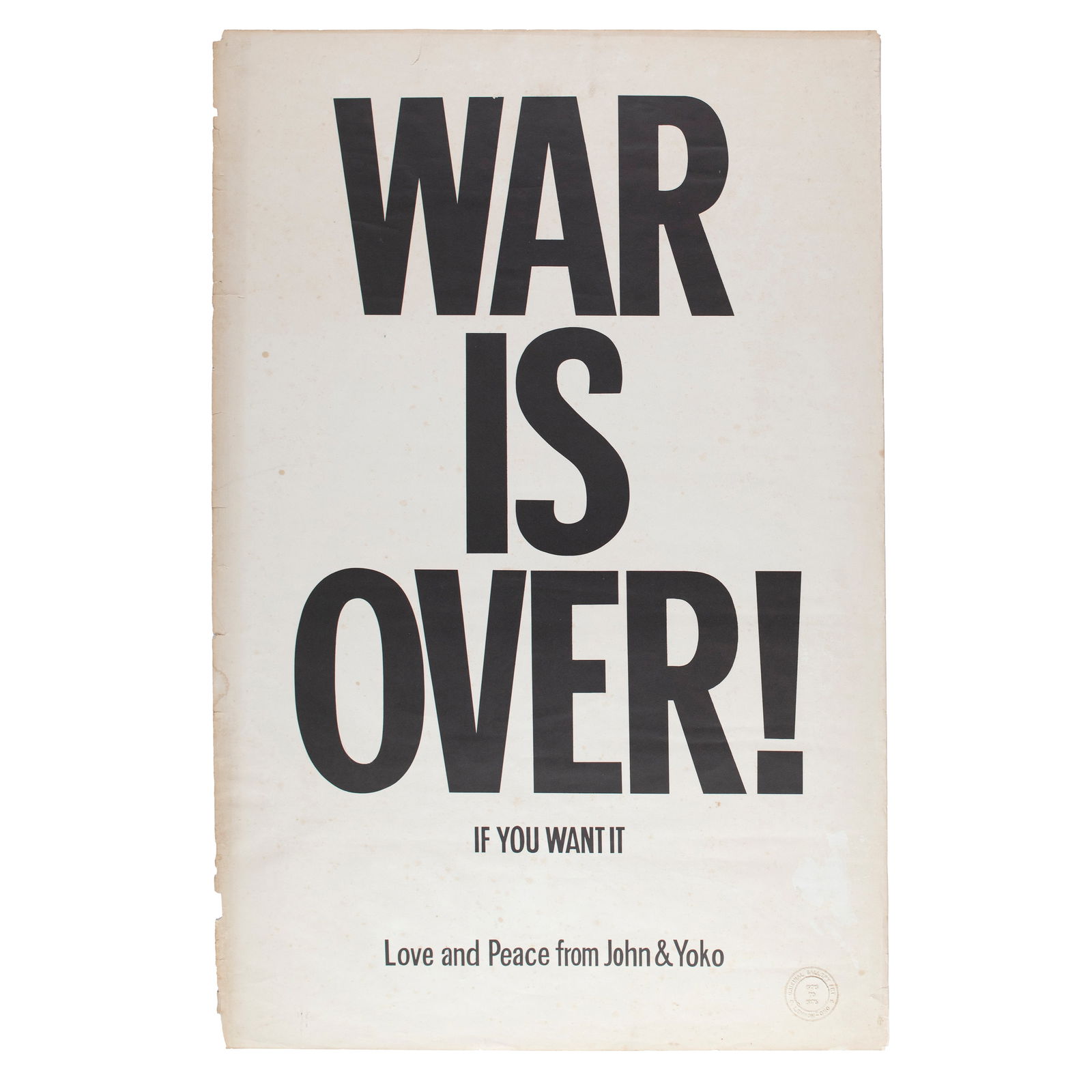 Yoko Ono (Japanese, b. 1933) and John Lennon (British, 1940 - 1980) (1 of 1)