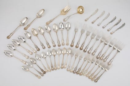 Antique Sterling Silver Flatware Set