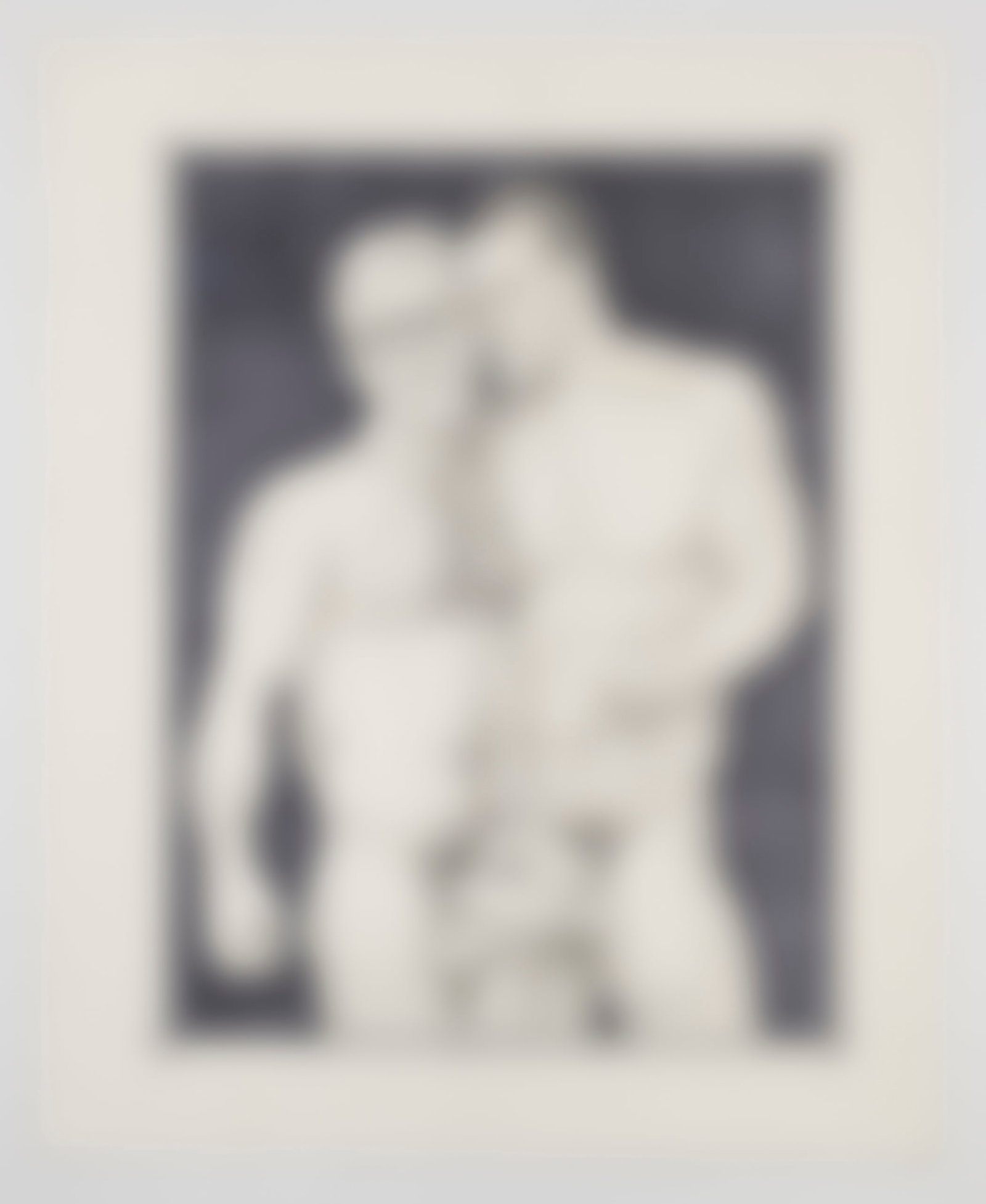 F. Valentine Hooven III (American, 20th Century): "Steve Martin." Ink and marker on watercolor paper. Labeled and signed on front. 18 x 24". Provenance: property of a Provincetown, Massachusetts estate.