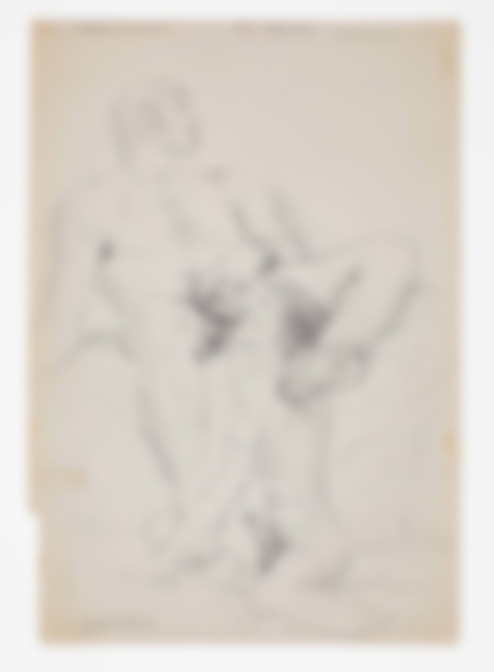 Lloyd Lozes Goff (American, 1917-1982): Collection of five (5) drawings for the "Rake's Progress Series". 1969-1970. Graphite on paper. Signed by the artist with his pseudonym, "Jack Koff"; dated and t