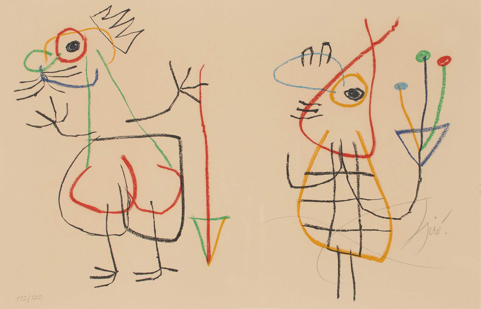 Joan Miró (Spanish, 1893-1983) (1 of 3)