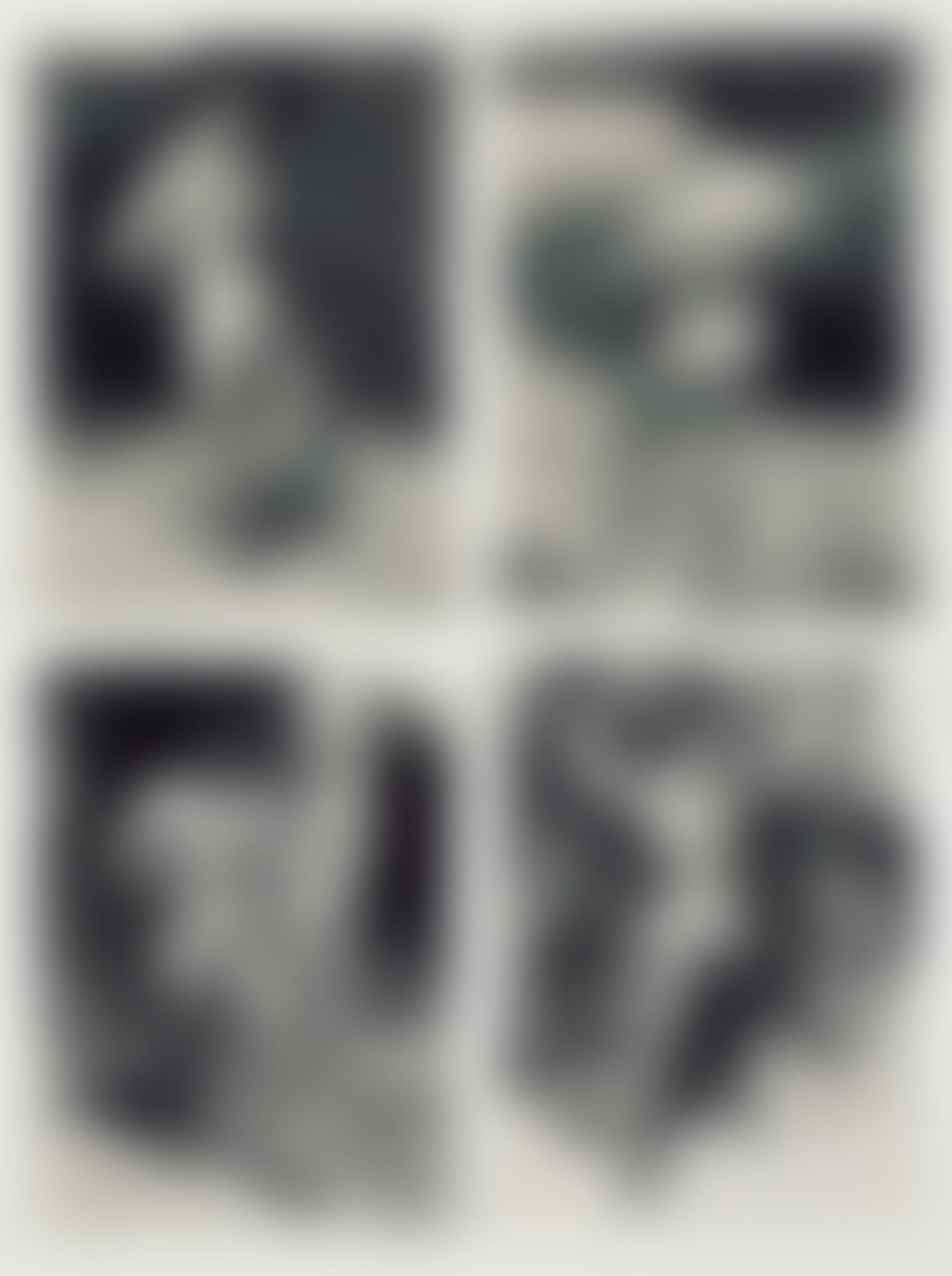 Bruce of Los Angeles (Bruce Bellas) (American, 1909-1974): Grouping of Four (4) Physique Photographs by Bruce of Los Angeles, late 1950s. Gelatin silver prints. Physique photographs taken at Bruce's ranch in Los Alamitos, CA. Models depicted: i. R. Lee