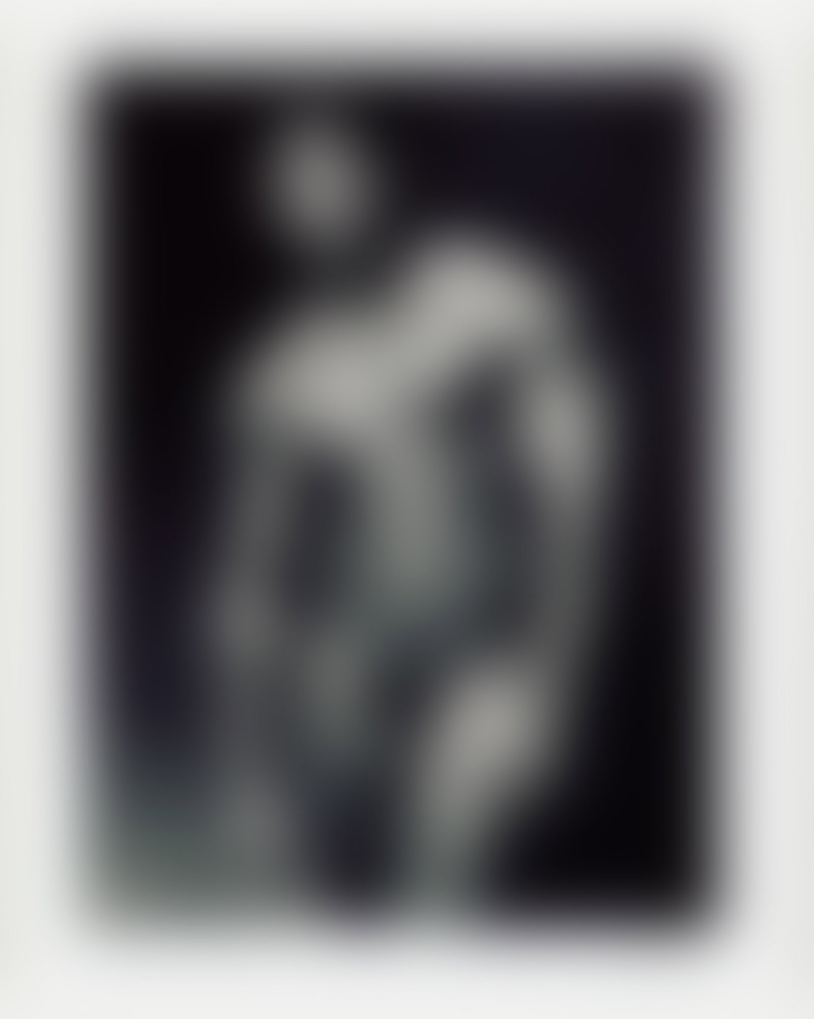 Jeff Palmer (American, b. 1948): Untitled (Herculean Nude). Gelatin silver print. Signed along the margin on the bottom right, "Jeff Palmer"; photographer's stamp on the verso. 11 x 14 in (27.9 x 35.5 cm). Provenan