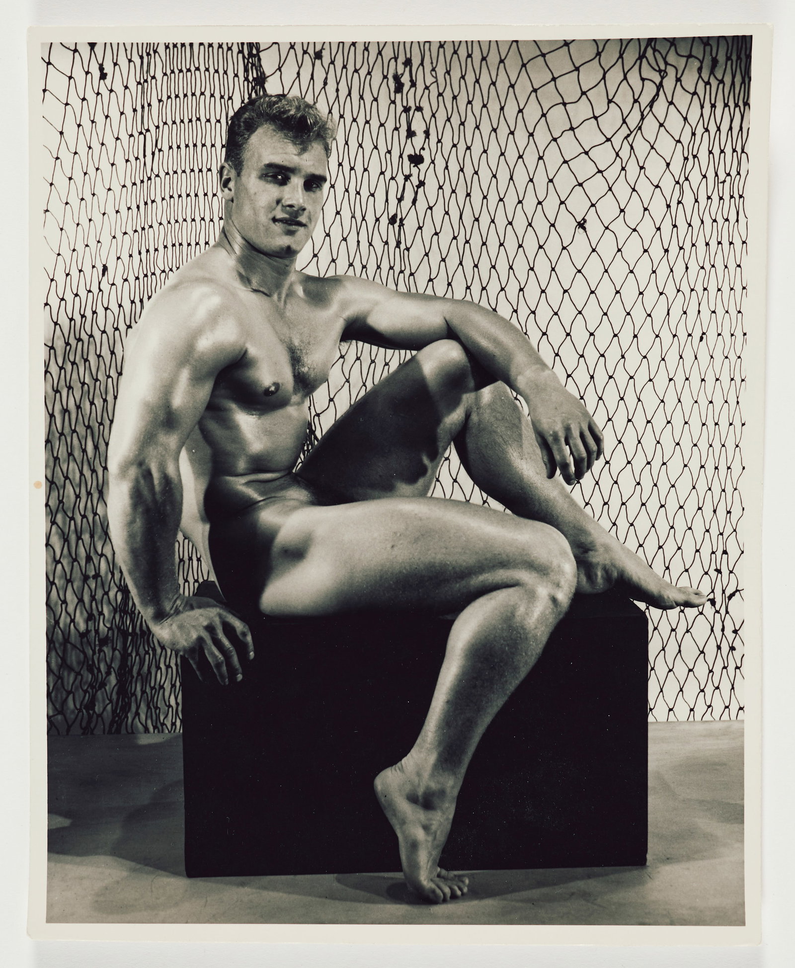 Bruce of Los Angeles (Bruce Bellas) (American, 1909-1974): Robert Fedell. Gelatin silver print. Photographer’s stamp on the verso; Model name annotated in pencil on the verso. 8 x 10 in (20.3 x 25.4 cm). Provenance: Property of a