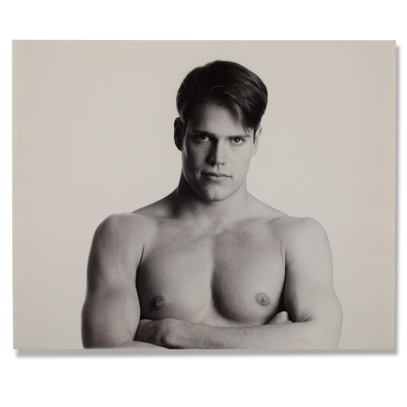 Christopher Makos (American, b. 1948): Morgan II, 1992. Gelatin silver print. A/P. Photographer's stamp on the verso; Titled and dated in ink on the verso, "Morgan II, A.P."; Signed and dated in ink on the verso,