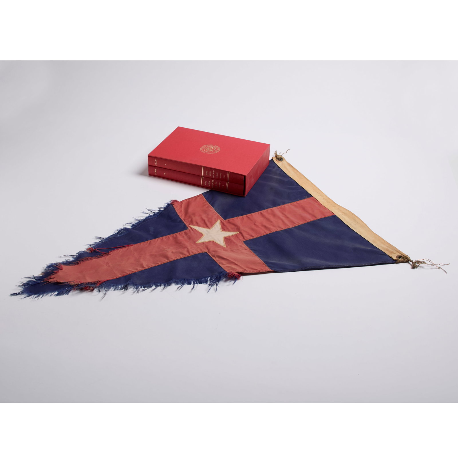 1977 New York Yacht Club Burgee from Yacht Tenacious (1 of 4)