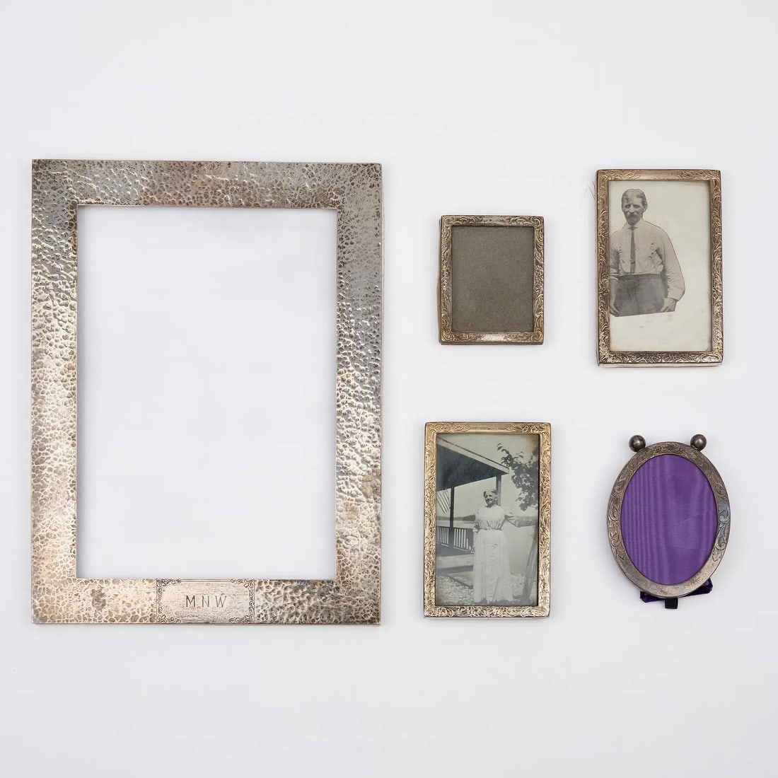Antique Sterling Picture Frames (1 of 2)
