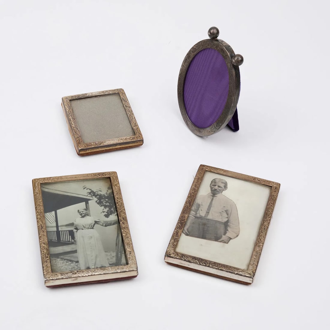 Antique Sterling Picture Frames - 2