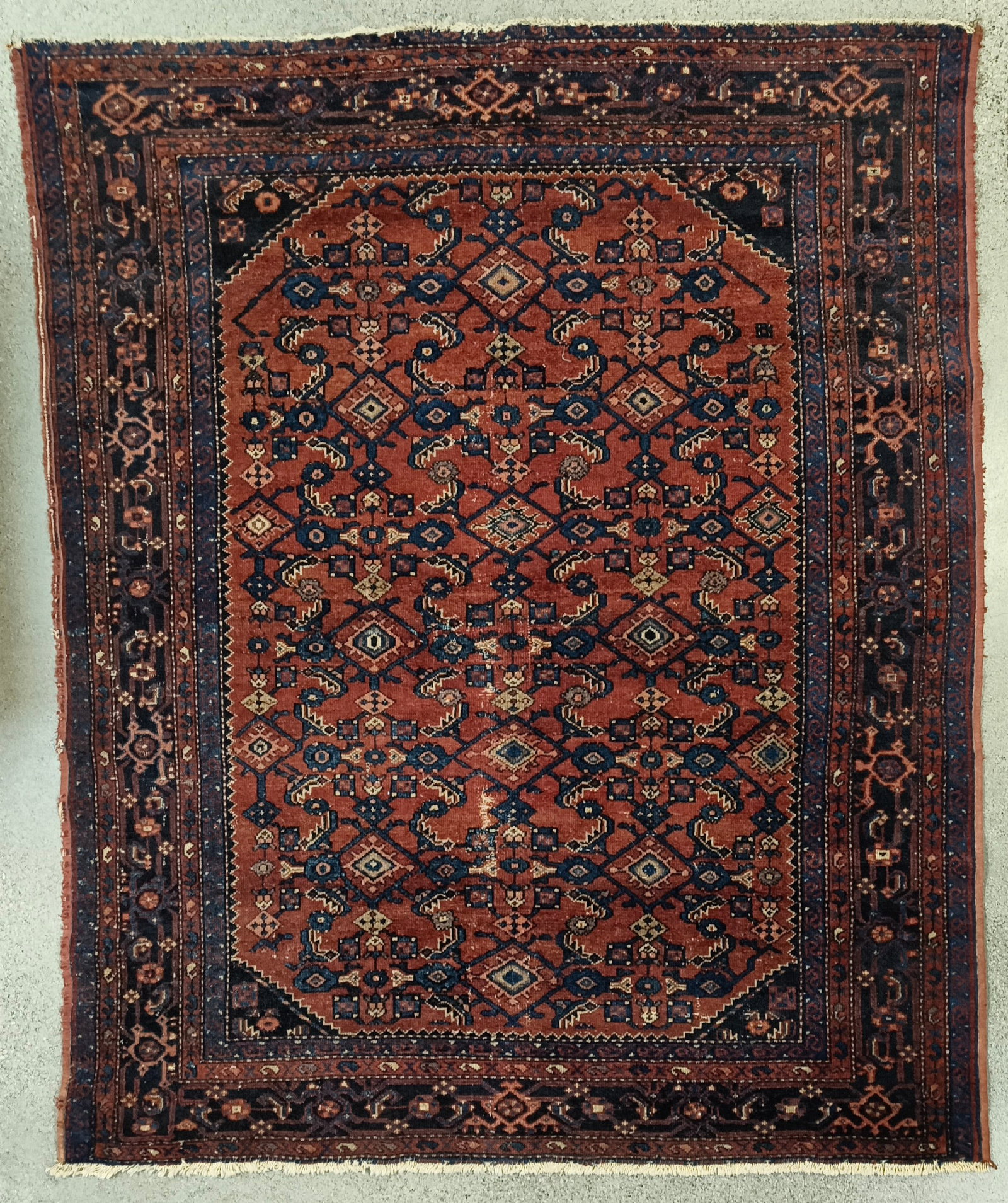 20th Century Persian Hamadan Area Rug (1 of 2)