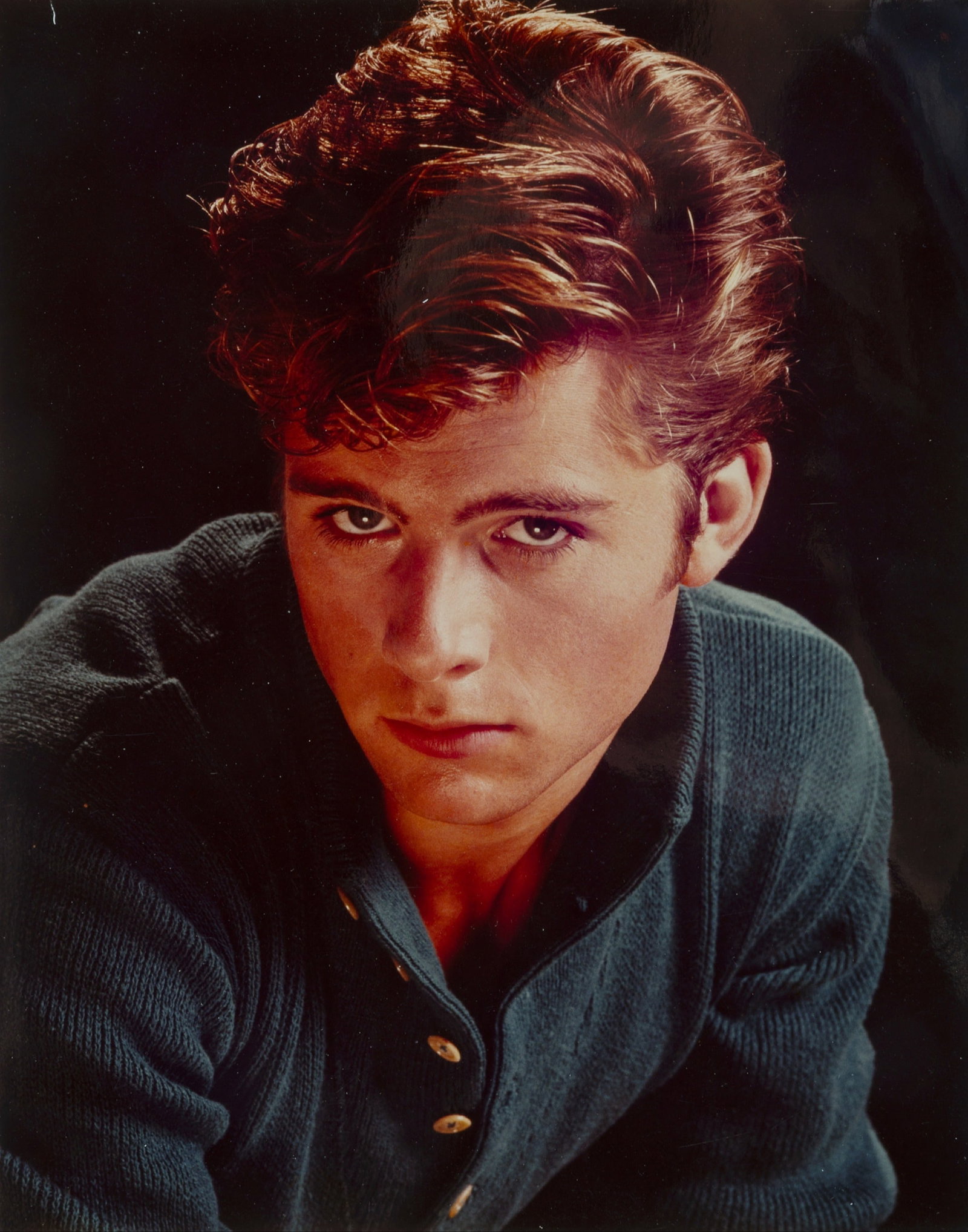 Greg Gorman (American, b. 1949): Maxwell Caulfield, 1981. Cibachrome photograph. Stamped on the verso, "GREG GORMAN 1981". 10 x 8 in. (25.4 x 20.3 cm.) Provenance: P