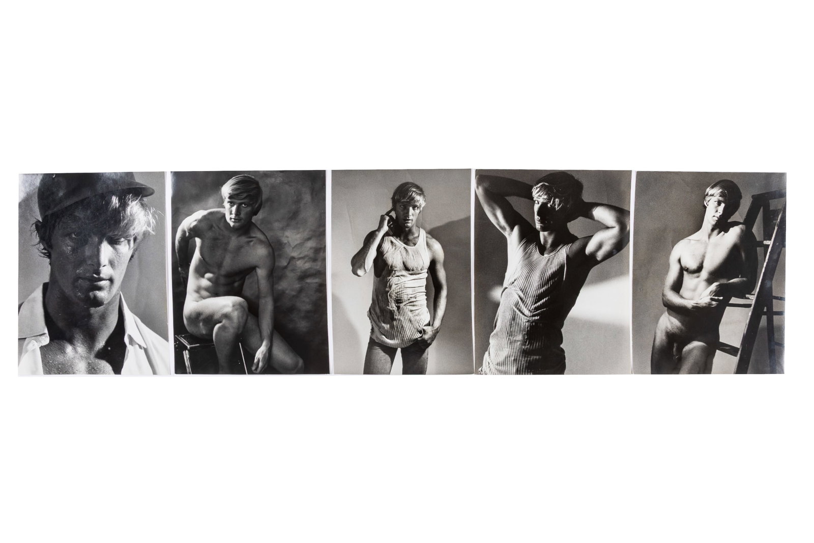Arthur O. Whitney (Seaena Productions) (American, 20th century): A Set of Five (5) Large Photographs by Arthur O. Whitney's Seaena Productions, ca. 1970s. Gelatin silver print. One featuring the photographer's stamp on the verso. Each
