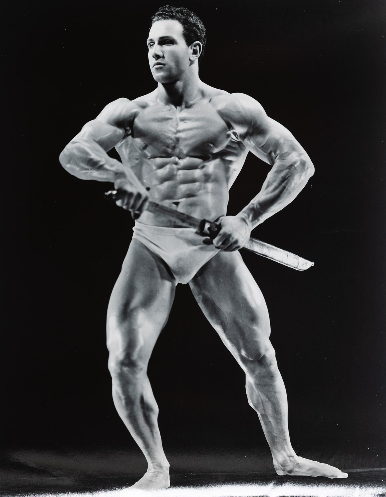 Al Urban (American, 1917-1992): Harold Zinkin, ca. 1940s. Gelatin silver print. Annotated in graphite on the verso, "Harold Zinkin by Al Urban; Catalog 12, Pose 12." 9 1/2 x 7 1/2 in. (24.2 x 19 cm) <