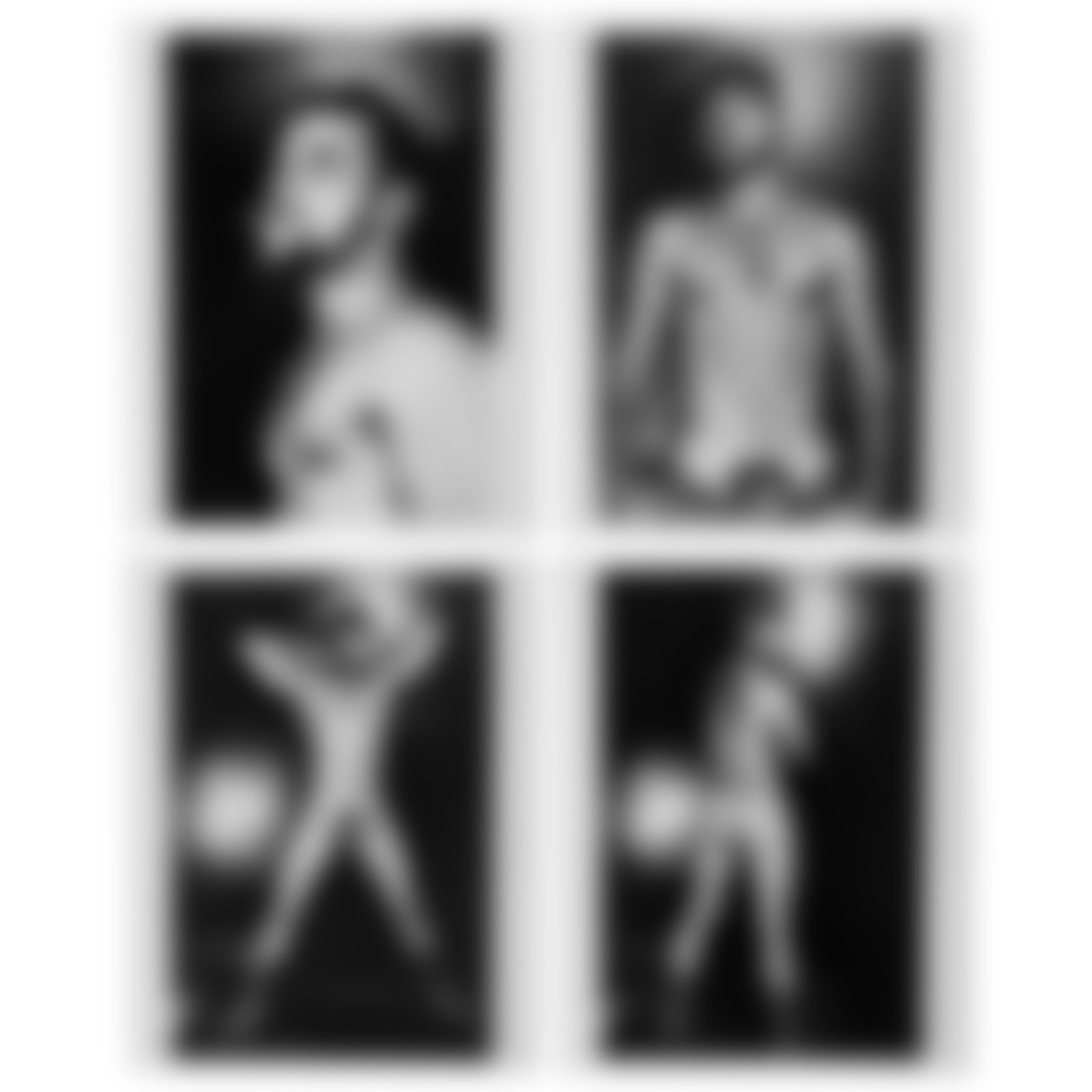 Rick Castro (American, b. 1958): Four (4) Photographs from Rick Castro's S/M Blvd: Street Hustler Series , 1993. Gelatin silver prints on RC paper. A set of four (4) photographs from the S/M Blvd: Street Hustler series by the LA 