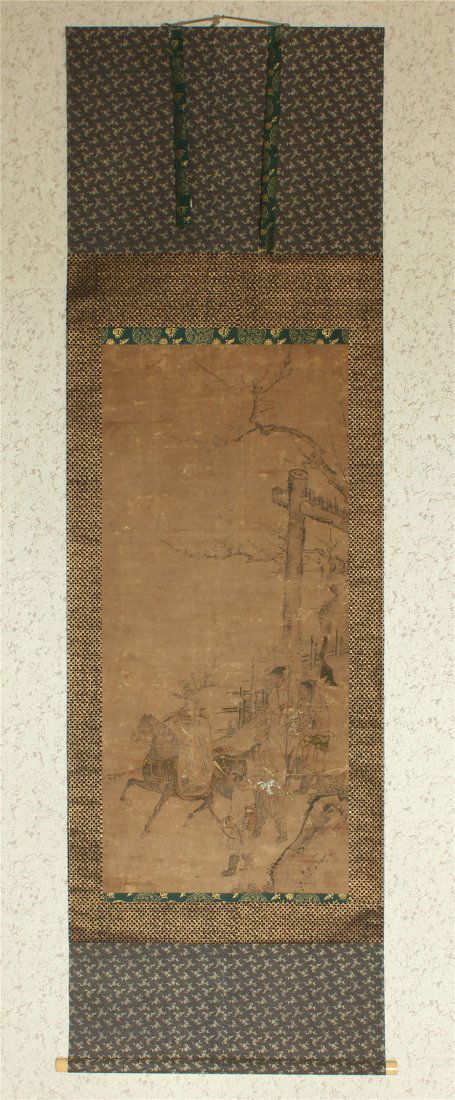 Chinese Ink & Color Scroll Hand Painting. (1 of 10)