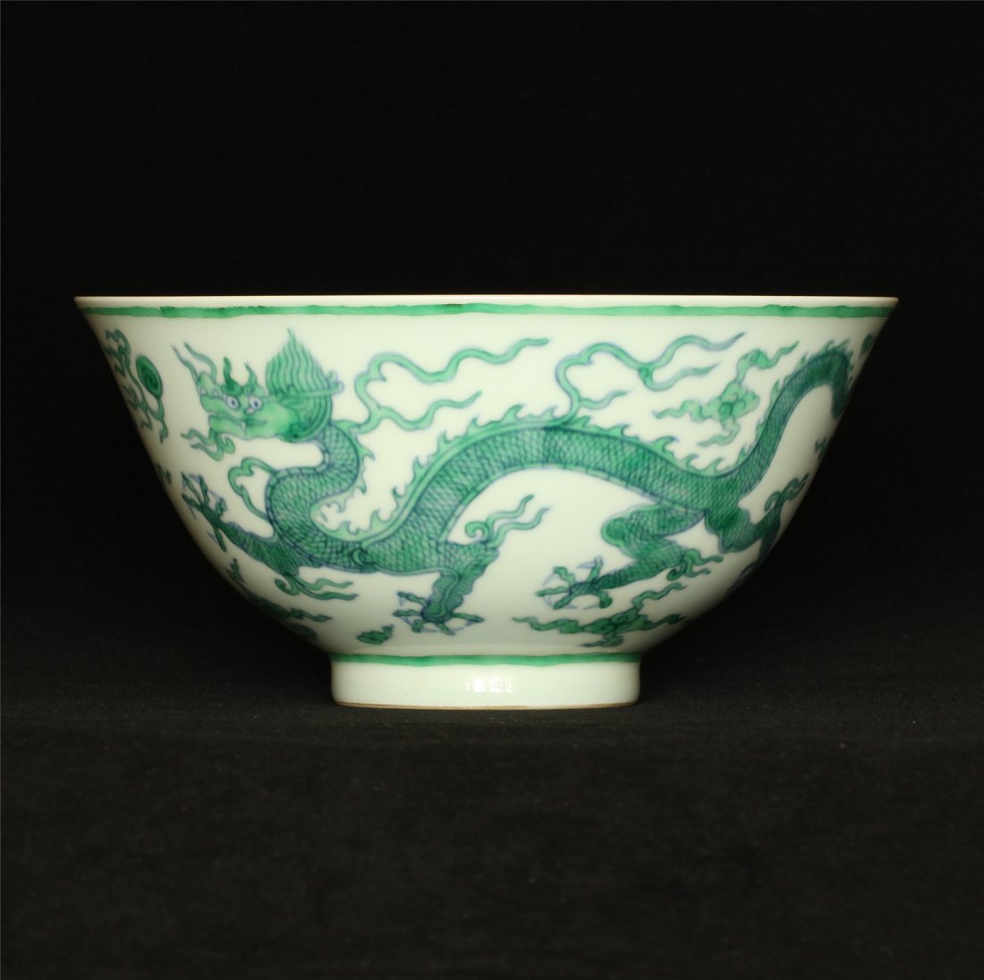 Doucai porcelain bowl of Ming Dynasty ChengHua mark.: Doucai porcelain bowl of Ming Dynasty ChengHua mark. Measure(inch), Height: 4, Diameter: 8-1/4 .