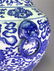 Exquisite blue and white large porcelain vase of Qing D - 4