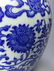 Exquisite blue and white large porcelain vase of Qing D - 5