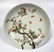 Exquisite famille rose porcelain plate of Qing Dynasty