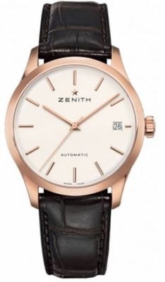 Zenith Heritage Star 33mm Women's Watch: Zenith Heritage Star 33mm Women's Watch Stainless steel case - 33mm case dimension - Silver dial - Black alligator leather strap - Automatic movement - 100% Authentic Usually ships in 2 to 4 business
