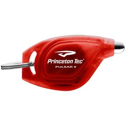 Pulsar II Key Chain Light, Transparent Red,10 lm,w/Whit: Princeton Tec has taken the smallest item in our product line and made it better with a flick of a switch. The Pulsar II stays on so you can free up your hands for other tasks. Like its predecessor, t