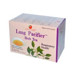 Health King Lung Pacifier Herb Tea - 20 Tea Bags: Health King Lung Pacifier Herb Tea Description: 100% Natural Antitussive Antispasmodic Expectorant Congestion Based upon a proven ancient formula, Lung Pacifier Herb Tea is made of high quality herbs.