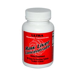 Ultra Glandulars Raw Liver Concentrate - 8000 mg - 90 T: Ultra Glandulars Raw Liver Concentrate Description: Supports Healthy Liver Function 90 Easy-To-Swallow Tablets The Liver, one of the largest organs, is located in the upper right abdomen immediately u