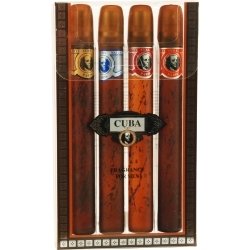 CUBA VARIETY by Cuba (MEN): Brand:CUBA VARIETY4 PIECE VARIETY WITH CUBA GOLD, BLUE, RED & ORANGE & ALL ARE EDT SPRAY 1.17 OZ - Fragrance & Perfume - Fragrance - Gift Sets -