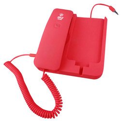 Handheld Phone and Desktop Dock for iPhone (Red color): This product is sold by: Unit.Dimensions: 0 X 0 X 1.38Eliminates 99% of the radiation emitted by your cell phoneAllows you to use and interact with your phone while talkingNoise reduction system ensur