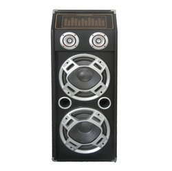1000 Watt Disco Jam 2-Way Passive DJ Speaker w/ Dual 10: This product is sold by: Unit.Dimensions: 870 X 300 X 340Two 10'' Woofers and Two 3'' Piezo Tweeters Heavy Duty Handles for Easy Portability Three Color Flashing Lights On Front Panel LED Sound Level