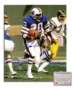 Joe Cribbs NFL Buffalo Bills Hand Signed 8x10 Photograp: Joe Cribbs played collegiately at Auburn University along with future NFL backs William Andrews and James Brooks. He began his professional career in 1980 with the Buffalo Bills. After being drafted i