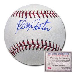 George Foster Cincinnati Reds Hand Signed Rawlings MLB : A 5-time All-Star (1976-79, 1981), Foster was a member of the 1970s Big Red Machine, leading the league in home runs in 1977-78, runs batted in from 1976-78, and OPS in 1977. In 1977, Foster hit 52 ho