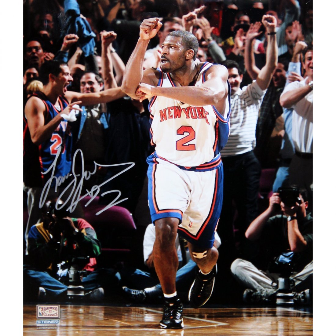 Larry Johnson Celebration Vertical 8x10 Photo: Larry Johnson Celebration Vertical 8x10 Photo