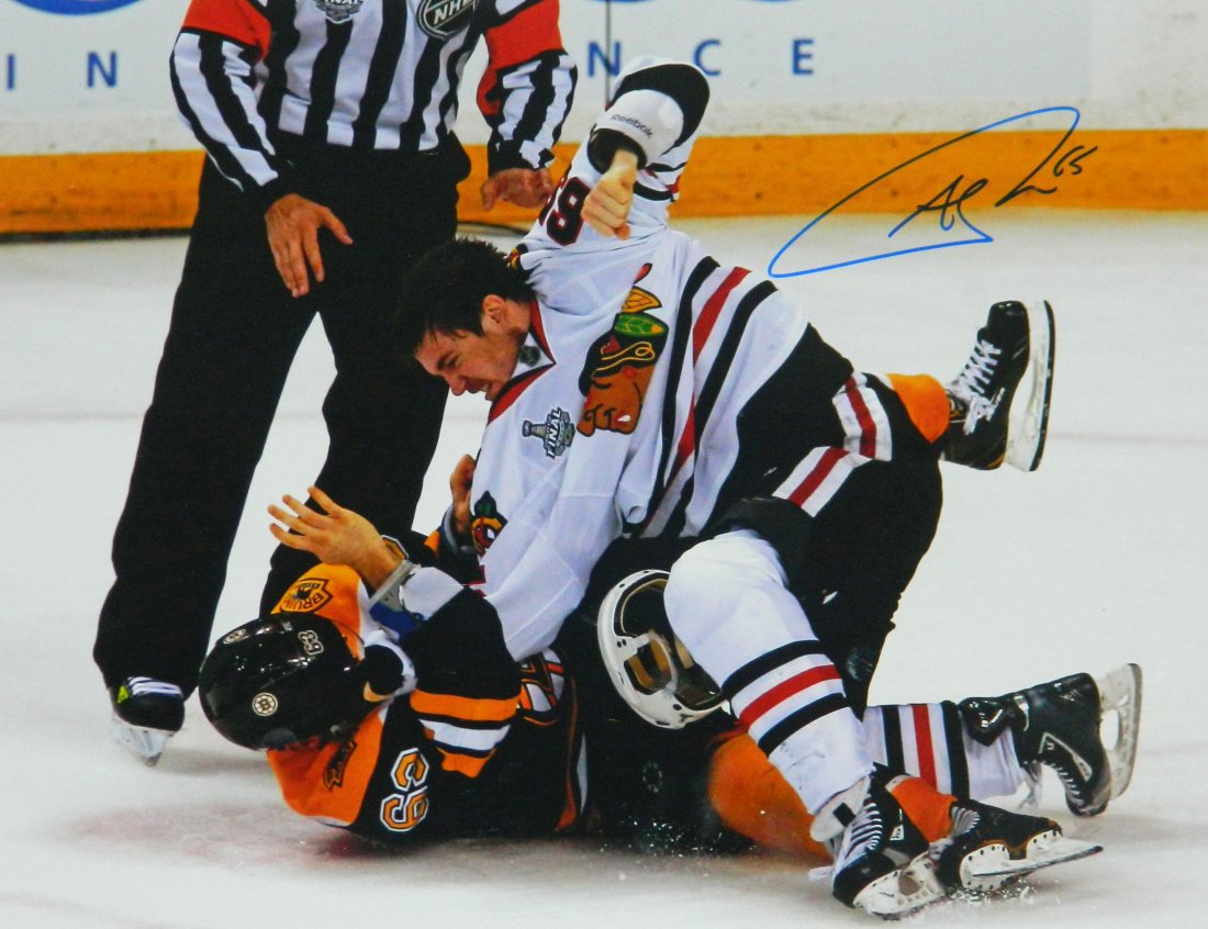 Andrew Shaw signed Chicago Blackhawks 2013 Stanley Cup : andrew shaw signed chicago blackhawks 2013 stanley cup finals fight 11x14 photo. item comes with a tamper-proof numbered hologram and certificate of authenticity which can be verified online.