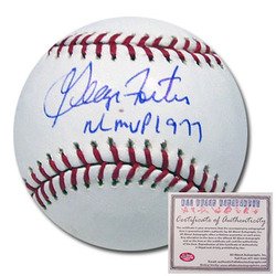 George Foster Cincinnati Reds Hand Signed Rawlings MLB : A 5-time All-Star (1976-79, 1981), Foster was a member of the 1970s Big Red Machine, leading the league in home runs in 1977-78, runs batted in from 1976-78, and OPS in 1977. In 1977, Foster hit 52 ho
