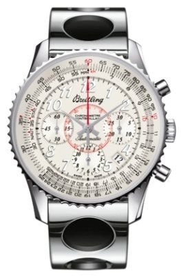 Breitling Navitimer Montbrillant Limited Edition Men's : Breitling Navitimer Montbrillant Limited Edition Men's Watch Stainless steel case - 40mm case dimension - Mercury silver chronograph with arabic numerals, date between 4 and 5, slide rule feature dial