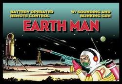 Remote Control Earth Man 20x30 poster: Series: Robots, ray guns & rocket shipsArtist: UnknownPeriod: Source country: JapanSource Year: 1950The 1950's was a time of wonder and the universe was the focus of many young imaginations. Hollywood