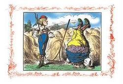 Alice in Wonderland: Father William and the Young Man 2: Series: Alice in WonderlandArtist: John TennielPeriod: Illustration ArtSource country: USASource Year: Sir John Tenniel (1820 – 1914) was an English illustrator best remembered for his work in Lewis