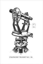 Engineers' Transit No. 1M 20x30 poster: Series: Engineering - Surveryor's InstrumentsArtist: UnknownPeriod: Source country: USASource Year: 1918Directly from the 1918 catalog of Standard Instruments of Precision sold by C.L. Berger & Sons o