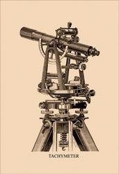 Tachymeter #3 20x30 poster: Series: Engineering - Surveryor's InstrumentsArtist: UnknownPeriod: Source country: USASource Year: 1918Directly from the 1918 catalog of Standard Instruments of Precision sold by C.L. Berger & Sons o