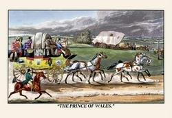 The Prince of Wales Rides on a Horse-Drawn Carriage 24x: Series: DogsArtist: Henry Thomas AlkenPeriod: Source country: BritainSource Year: Henry Thomas Alken (1785 – 1851) was a British sporting artist who focused attention on hunting, coaching, racing an