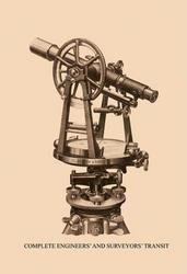Complete Engineers' and Surveyors' Transit #2 1: "Series: Engineering - Surveryor's InstrumentsArtist: UnknownPeriod: Source country: USASource Year: 1918Directly from the 1918 catalog of Standard Instruments of Precision sold by C.L. Berger & Sons